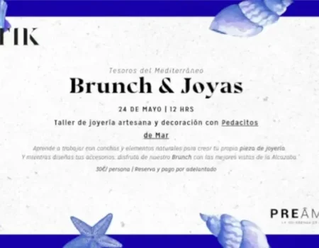 Brunch & Joyas: Batik une gastronomía y diseño artesano en una mañana creativa frente a la AlcazabaAprende a diseñar tu propia joyería artesana inspirada en el mar mientras degustas un brunch exclusivo el domingo 24 de mayo