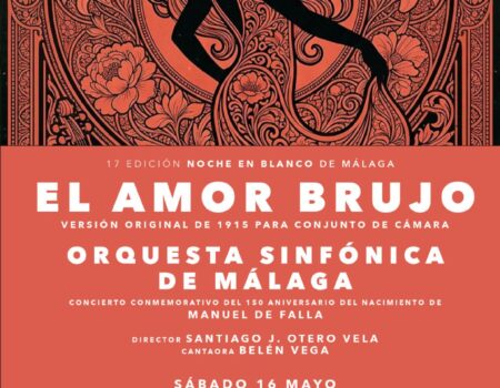 ‘El Amor Brujo’ de Manuel de Falla llega al MVA en una semana cargada de cultura en MálagaLa Orquesta Sinfónica de Málaga interpreta la obra maestra de Manuel de Falla el sábado 16 de mayo en el centro Cultura MVA